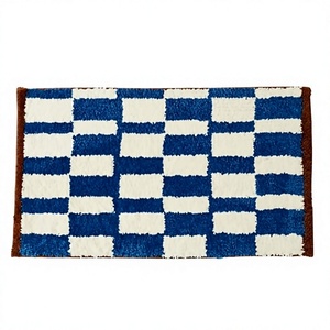 Unique Custom Bath <b>Mats</b> Quick Dry Designer Bath Rugs Cotton with Machine Made Technics for Bathrooms By INDIAN TEXTILES H/L - Product Image 1