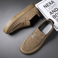 Dernier Modèle Chaussures Habillées en Cuir PU pour Hommes de Bureau Chaussures Décontractées Mocassins