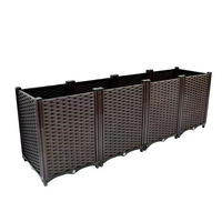 Boîte de Culture Modulable pour Balcon : Pépinière de Serre pour Légumes, Arbres et Fleurs