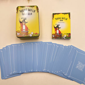 Cartes d'affirmation positive à bords dorés brillants, jeu <span class=keywords><strong>de</strong></span> tarot/<span class=keywords><strong>oracle</strong></span> <span class=keywords><strong>de</strong></span> luxe, impression CMYK/PMS, boîte rigide, papier d'art 300-400 g/m² - Product Image 4