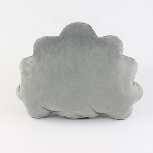 Custom Creative Dutch Velvet <strong>Shell</strong> Pillows Plain Style Plush Sofa <strong>Cushion</strong> with Memory &amp; Massage Features Office Furnishings - Product Image 2