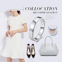 SR73 RINNTIN Bague en argent sterling 925 uni de 4mm pour homme