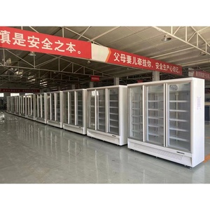 -25 Congelador de puerta de vidrio de 3 puertas de tira magnética sin escarcha de alta calidad para alimentos del océano y helados - Product Image 5