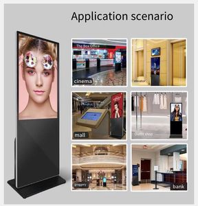 Bán Hot 55/65 inch thông minh tương tác kiosk hồng ngoại/điện dung đa màn hình cảm ứng <span class=keywords><strong>LCD</strong></span> quảng cáo hiển thị <span class=keywords><strong>1080P</strong></span> 4K cho thang máy - Product Image 5