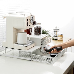 <span class=keywords><strong>Cassetto</strong></span> Portacapsule Caffè, <span class=keywords><strong>Cassetto</strong></span> Porta K-Cup Sotto la Caffettiera, Organizzatore Scorrevole per Cucina o Ufficio - Product Image 4