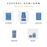 Parfum unisexe Blue Ice Textured Glass, senteur fraîche de citron et menthe, longue tenue, Eau de Parfum 100ml
