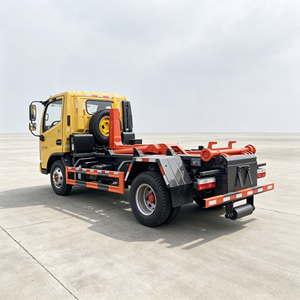 รถบรรทุกติดเครนยกขยะก่อสร้าง Dongfeng Dolica จากโรงงานจีน พร้อมถังขยะแบบถอดได้สำหรับขยะก่อสร้าง - Product Image 2