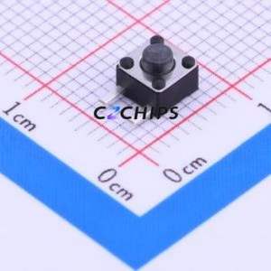 TSA452G38-250 Tactile Switch Through hole Component (THT) Switch Single Pole Single Throw Round Button 2.5N Through Hole - Product Image 1