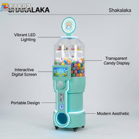 Mesin Mainan Kapsul Tomy Gacha, Mesin Grosir, Bahan Logam Plastik, Langsung dari Pabrik, Mesin dengan Motherboard LED