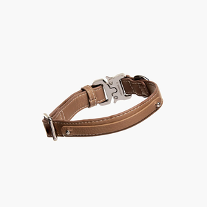 Custom Comfortabele Verstelbare Premium Veganistische Lederen Hondenhalsband - Product Image 5