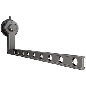 Suction Cup Clothes Rack Wall Mounted Foldable Telescopic Drying Rod For Indoor Balcony Use - Product Image 5