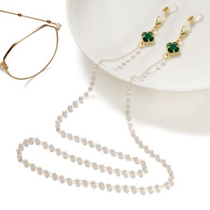 Cadena para <span class=keywords><strong>Gafas</strong></span> de Metal con Cristales de Trébol 2023, Cordón para <span class=keywords><strong>Gafas</strong></span> Ópticas para <span class=keywords><strong>Mujer</strong></span> - Product Image 4