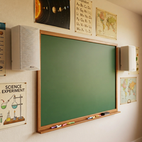 Haut-parleur esclave réseau IP Thinuna IP-25WS 25W 4Ω passif à montage mural pour système audio réseau IP en salle de classe, salle de conférence, centre commercial