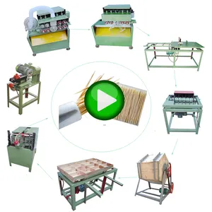 Factory Price Wood Bamboo Toothpick Making Machine With Full Production Line