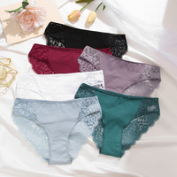 Ff3121 Kant Sexy Brutale Lingerie Damesondergoed Kant Hipster Panty Meisjes Dames Slipje Doorzien Vrouwen Slipje