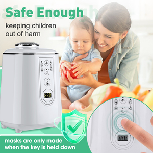 Automático Mini Frutas Vegetais Máscara Facial Maker Portátil DIY Máscara Facial Stand EUA Plug Tipo - Product Image 5