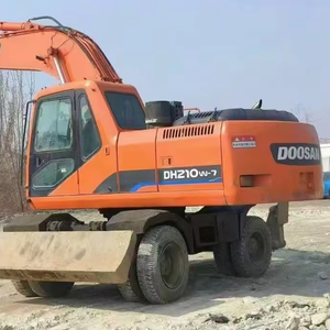 Excavateur d'occasion Original DOOSAN DH210W-7 Wheel Excavator d'occasion DH 210 à vendre - Product Image 1