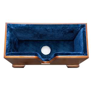 Cuscino in velluto blu persiano a grandezza naturale con supporto per violoncello in <span class=keywords><strong>legno</strong></span> con supporto per arco incluso supporto per violoncello in <span class=keywords><strong>legno</strong></span> - Product Image 3