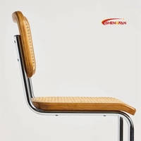 Prix bas Cesca rotin chaise de salle à manger bois milieu du siècle chaise de canne en bois café chaises de salle à manger en bois couleur noyer allemagne