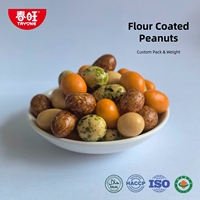 Cacahuetes Salados Semiblandos Estilo Japonés con Sabores Personalizables en Latas o Bolsas, MOQ Flexible para Exportación