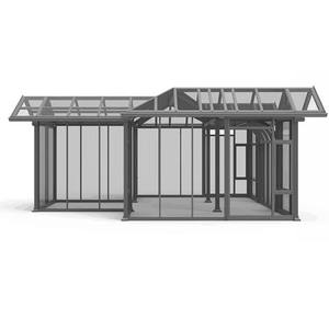 Cortile Villa terrazza giardino isolamento <span class=keywords><strong>camera</strong></span> sole su misura <span class=keywords><strong>ponte</strong></span> rotto porte e finestre in alluminio temperato - Product Image 2