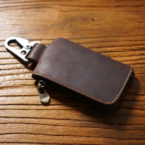Women's Cute PU <b>Leather</b> <b>Key</b> <b>Chain</b> Wallet <b>Leather</b> Card Holder and Coin Purse Wristlet <b>Key</b> <b>Chain</b> - Product Image 2