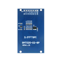 شاشة LCD TFT صغيرة مقاس 2 بوصة بدقة 240*320 مع وصلة SPI ورأس 8 دبابيس ولوحة PCB، شاشة LCD ملونة ST7789 4-SPI مقاس 2 بوصة من المصنع