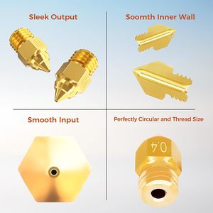Boquilla de impresora 3D Creality de 0.4mm de latón para Hotend Ender 5 Max, accesorio - Product Image 6