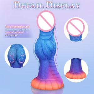 YAQUエイリアンラージディルド不規則な形のモンスターおもちゃ刺激を強化 - Product Image 2