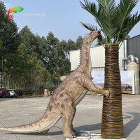 Dinosaure Shunosaurus animatronique réaliste avec mouvements authentiques pour exposition en parc à thème