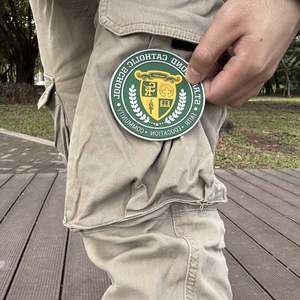 Custom Pvc <b>Patch</b> 3D Logo Silicone Rubber Badge Hook and Loop <b>Sew</b> <b>on</b> Soft PVC <b>Patches</b> for Clothing - Product Image 1