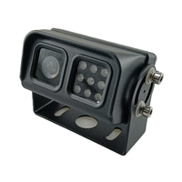 Caméra de camion à double objectif AHD 1080P | Vision nocturne étanche IP69K pour l'élimination des angles morts des véhicules lourds, bus, camping-cars et flottes
