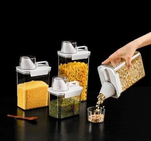 RTS Hot Sale Hot Sale 1.1/1.8/2.3L Food <strong>Storage</strong> Container Transparent Airtight Food <strong>Storage</strong> Container Set <strong>Bins</strong> <strong>Lid</strong> <strong>Storage</strong> - Product Image 6