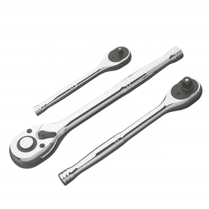 Llave de trinquete tipo calabaza de 1/4-3/8-1/2 con mango liso, de doble propósito, bidireccional, de 72 dientes, para reparación automotriz que ahorra esfuerzo - Product Image 3