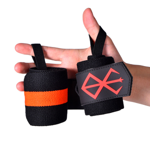 Custom Logo Wholesale Anime Berserk Adjustable Powerlifting Gym Deadlift Gym Lifting Wrist Straps for Weightlifting - Product Image 1
