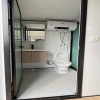 Maison Conteneur Modulaire Personnalisable en Acier, Moderne, Préfabriquée, Mobile, Extérieure, Étanche, pour Jardin, Véranda et Salon