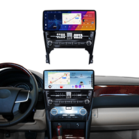 Ensemble complet pour Toyota Camry 2012-2014, écran central de 12,3 pouces, LHD/RHD, noir UV, avec cadre en plastique, câblage Canbus