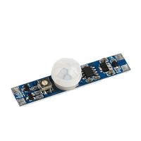 Nouveau Minuterie Intelligente à Détection de Présence Humaine pour Armoire, Placard, Couloir, Module de Capteur de Présence Humaine PIR, Interrupteur de Circuit Imprimé 100W DC5V-24V