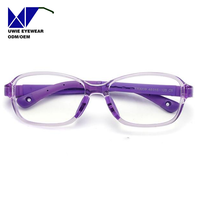 Lunettes optiques rectangulaires TR90 sur mesure OEM, anti-lumière bleue, pour enfants et adolescents, taille 46-15-125, fabricant chinois