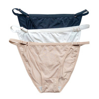 En stock, sous-vêtements sexy en polyester pour femmes, bikini pour filles, taille européenne S M L XL, tangas pour femmes
