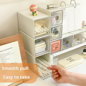 Modular Máy tính để bàn Hệ thống lưu trữ thông gió lưới thiết kế có thể tháo rời ngăn kéo cho vật tư văn phòng thủ công hộp lưu trữ Thùng - Product Image 3