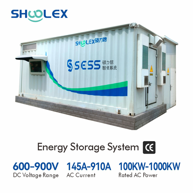 SHUOLEX 100kWh 200kWh 500kWh Commercial Energy Storage System BESS Containerized LiFePO4 Battery System Industrial Microgrid