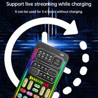 Dispositif de mixage audio miniature portable avec 8 effets sonores, changeur de voix, cartes son