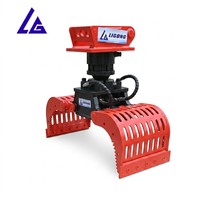 Mini grappin rotatif supérieur pour la manutention du bois en extérieur, avec fonction de tri et certification CE