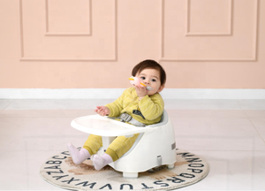 Siège <span class=keywords><strong>rehausseur</strong></span> pour tout-petits Lollipoppera pour table à manger avec harnais à 3 points, multicolores, facile à nettoyer et adapté aux voyages - Product Image 4