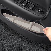 Boîte de rangement en silicone pour garnitures intérieures de voiture, organisateur de porte de voiture, pochette de rangement pour Volvo XC60 2022-2026
