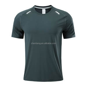 Vente en gros 2026 – T-shirts de sport personnalisés pour hommes avec logo réfléchissant, en polyester, pour la course, la gym et le fitness - Product Image 5