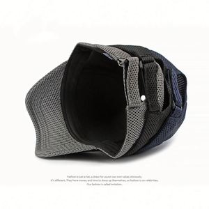 Summer Outdoor <b>Men</b> Women <b>Sun</b> Protection <b>Hat</b> Breathable Mesh Cap Large Head Baseball Cap - Product Image 3