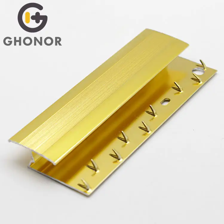 Châu Âu nhôm Z thanh Bìa gạch TRIM tầng bao gồm underlay cho biệt thự kim loại cửa ngưỡng và thảm cạnh chuyển tiếp dải