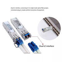 10G SFP + LC konektörü optik alıcı-verici modülü SFP-10G-SR Fiber optik ekipman